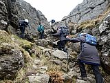 Ben Arthur (The Cobbler). We had wonderful weather for this climb and were rewarded with marvellous views and some great laughs