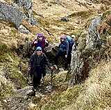 Ben Arthur (The Cobbler). We had wonderful weather for this climb and were rewarded with marvellous views and some great laughs