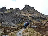 Ben Arthur (The Cobbler). We had wonderful weather for this climb and were rewarded with marvellous views and some great laughs